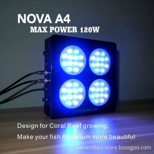 120W Nova A4 Grow LED Lighting Aquarium Live Fish Tank